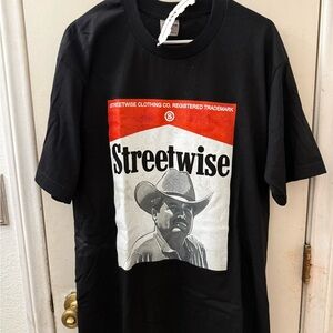 Streetwise Black Graphic T-Shirt